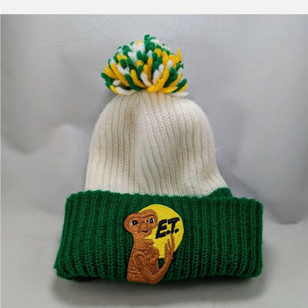 Vintage 1982 E.T Extraterrestrial Youth Beanie Cap Universal Studios Retro Knit